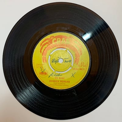 Derrick Morgan, The Thunderbirds - Oh Babe / The Rat picture 2