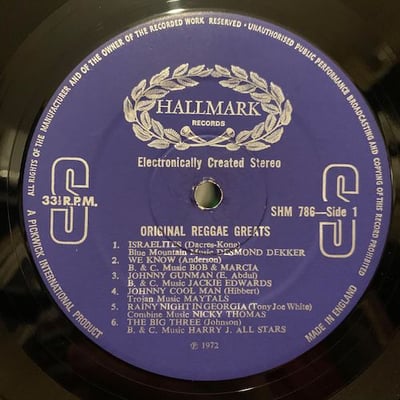 Various - Original Reggae Greats picture 3
