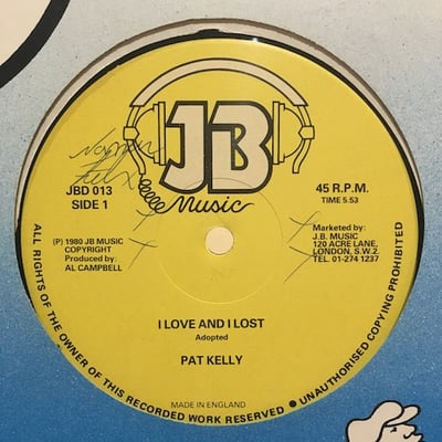 Pat Kelly, Trinity - I Love And I Lost / In The Mood picture 2