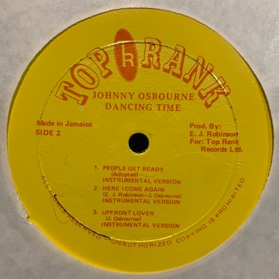 Johnny Osbourne - Dancing Time picture 3