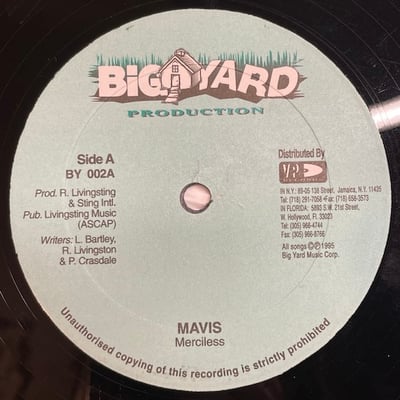 Merciless, Daddy Sylva - Mavis / Caution picture 2