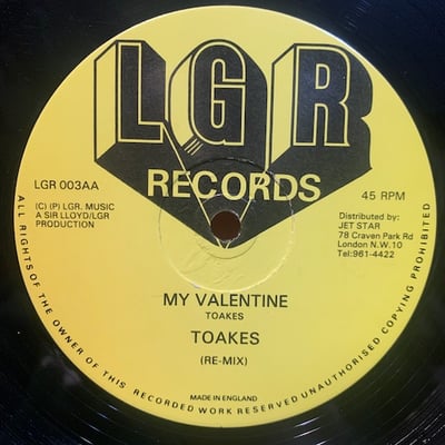 Tokes, Tippa Irie - My Valentine / The Opposite picture 2