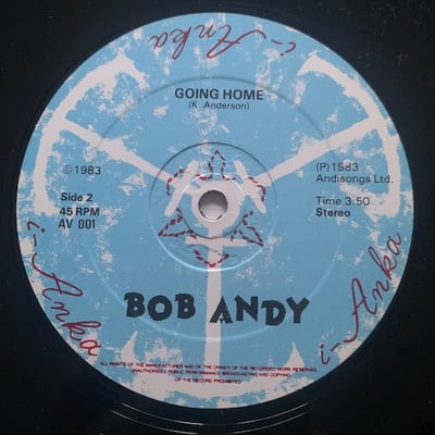 Bob Andy - Honey / Going Home picture 2