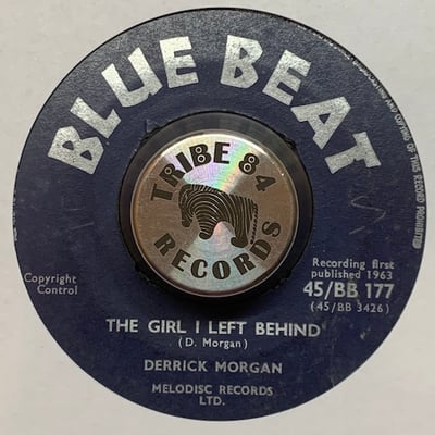 Derrick Morgan - Patricia My Dear / The Girl I Left Behind picture 2