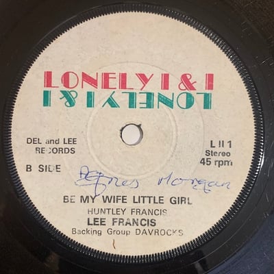 Lee Francis - Loneliness / Be My Wife Little Girl picture 2
