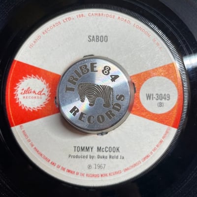 The Moving Brothers, Tommy McCook - Darling I Love You / Saboo picture 2