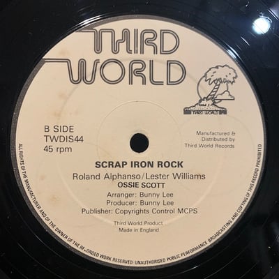 Johnny Clarke, Ossie Scott - Wide Awake In A Dream / Scrap Iron Rock picture 2