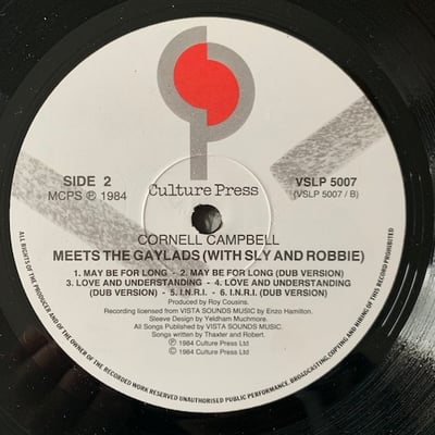Cornell Campbell, The Gaylads, Sly & Robbie - Cornell Campbell Meets The Gaylads (With Sly And Robbie) picture 4