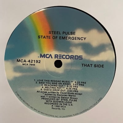 Steel Pulse - State Of Emergency picture 3