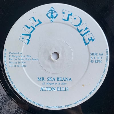 Alton Ellis - Too Late To Turn Back / Mr. Ska Beana picture 2