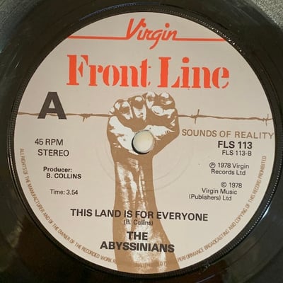 The Abyssinians - Hey You / This Land Is For Everyone picture 2
