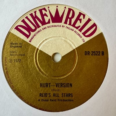 Duke Reid's All Stars - Hurt / Hurt—Version picture 2