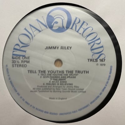 Jimmy Riley - Tell The Youths The Truth picture 3
