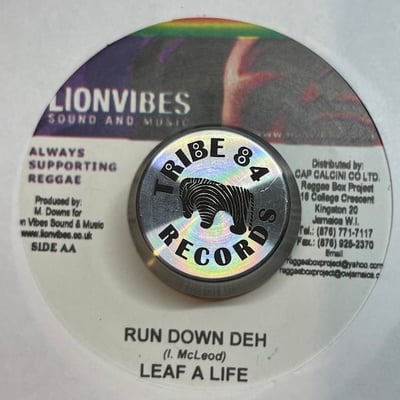 Natty King, Leaf Of Life - Dem A Murderer / Run Down Deh picture 2