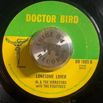 Al & The Vibrators, The Fugitives - Move Up / Lonesome Lover picture 2