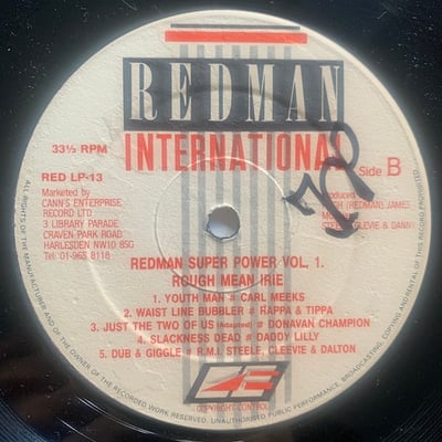 Various - Redman Super Power Vol. 1 Rough - Mean - Irie picture 2