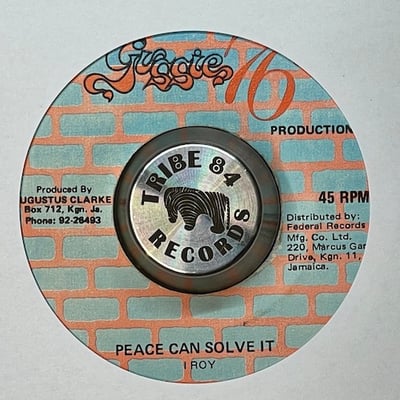 I-Roy - Peace Can Solve It / Red, Gold & Greenpicture