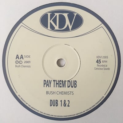 Culture Freeman, The Bush Chemists - Rally Run Come / Pay Them Dub picture 2