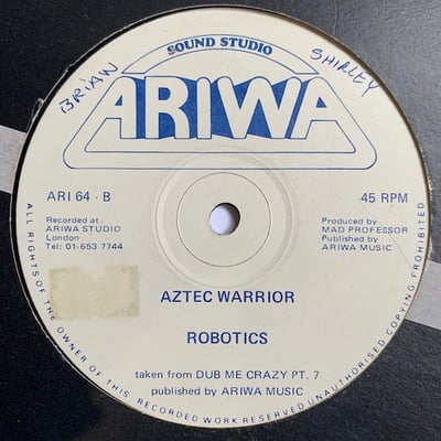 Vitality, The Robotiks - Falling In Love (Again) / Aztec Warrior picture 2