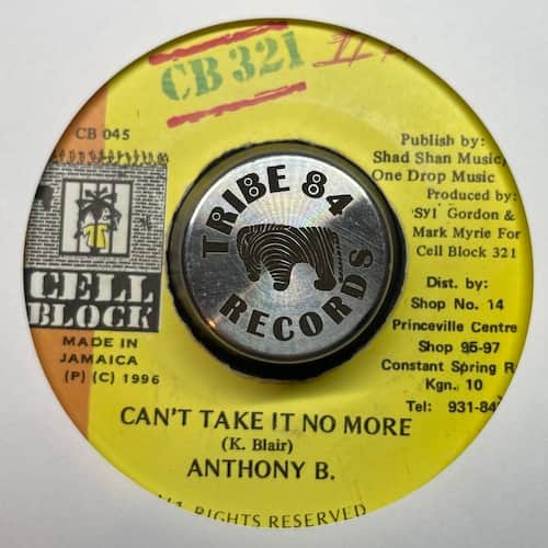 Anthony B – Can't Take It No More