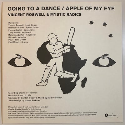 Vincent Roswell, Mystic Radics - Going To A Dance / Apple Of My Eye picture 2