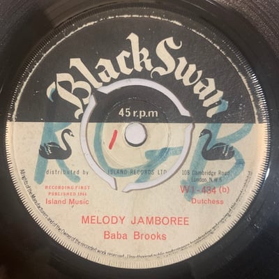Baba Brooks - Spider / Melody Jamboree picture 2