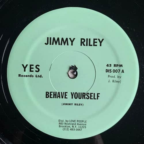 Jimmy Riley – Behave Yourself / Follow Instructions
