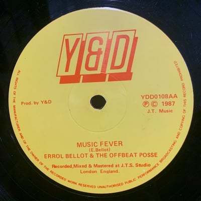 Errol Bellot, The Offbeat Posse - When I Was A Youth / Music Fever picture 2