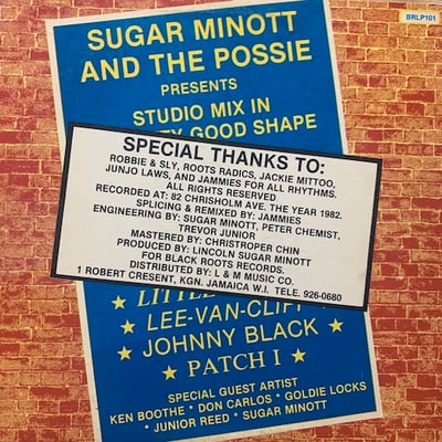 Sugar Minott - Sugar Minott And The Possie Presents Studio Mix In A Pretty Good Shape picture 2