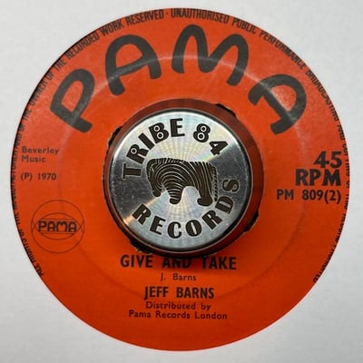 Bill Gentles, Jeff Barnes - True True Train / Give And Take picture 2