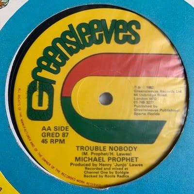 Michael Prophet - Boom Him Up Now / Trouble Nobody picture 3