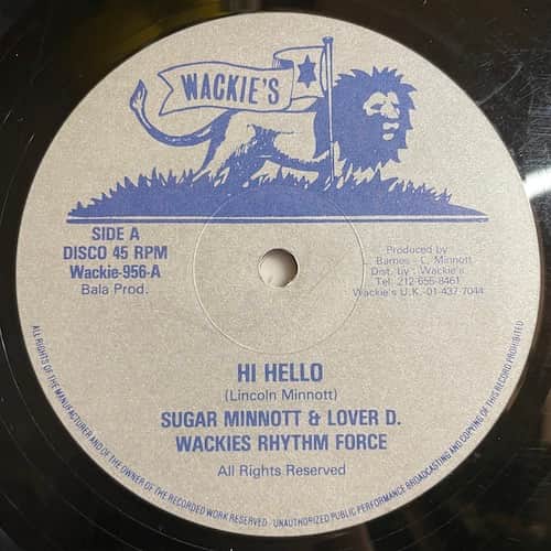 Sugar Minott, Lover D, Jerry Johnson, Hasan Bakr – Hi Hello / Saxman Special