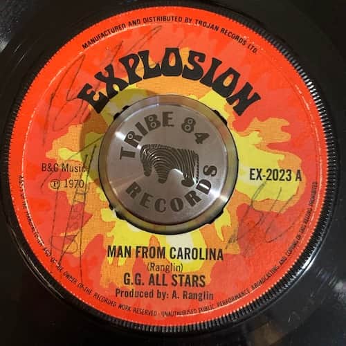G.G. Allstars, The Slickers – Man From Carolina / Gold On Your Dress