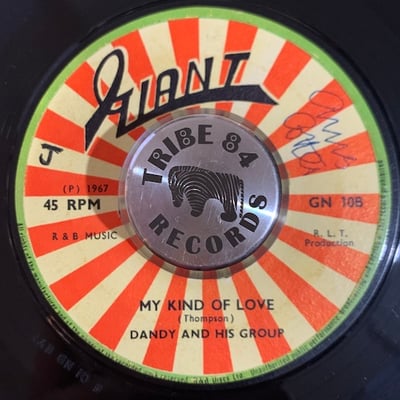 Dandy Livingstone, Dandy & His Group - Somewhere My Love / My Kind Of Love picture 2