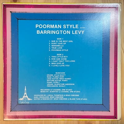 Barrington Levy - Poorman Style picture 2