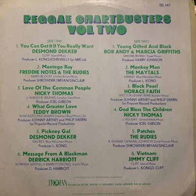 Various - Reggae Chartbusters Vol Two picture 2