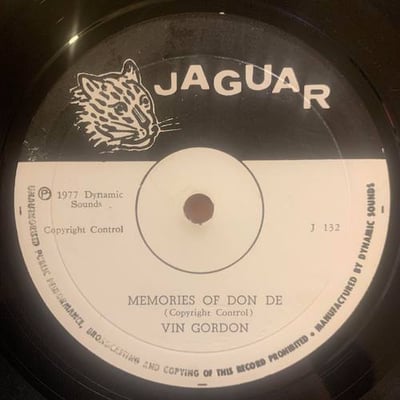 Vin Gordon - Memories Of Don De picture 3