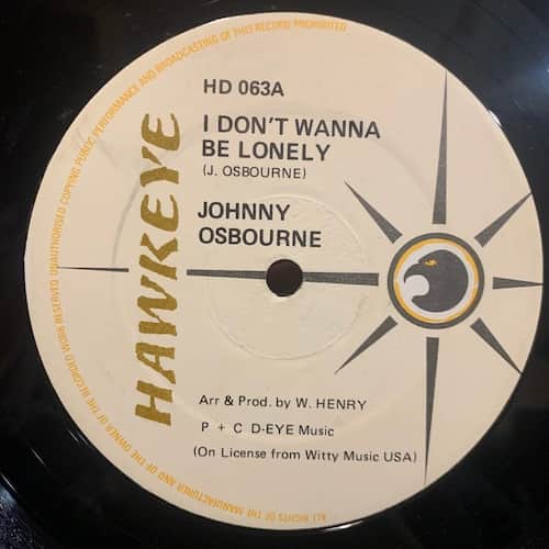 Johnny Osbourne – I Don't Wanna Be Lonely