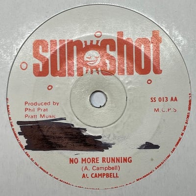 Al Campbell, Jah Stitch, Al Campbell - Never Too Late / No More Running picture 2