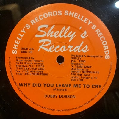 Dobby Dobson, Josey Wales - Why Did You Leave Me To Cry picture 2