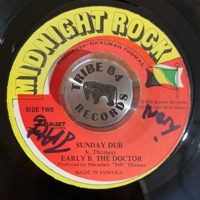 Jah Thomas, Sly & Robbie, Early B - Sunday Dish / Sunday Dub picture 2