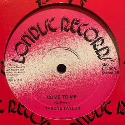 Tyrone Taylor - Come To Me picture 2