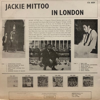 Jackie Mittoo - In London picture 2
