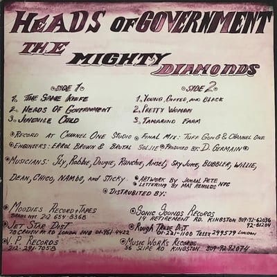 The Mighty Diamonds - Heads Of Government picture 2