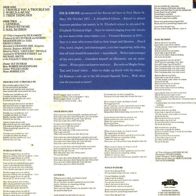 Ini Kamoze - World A Music picture 2