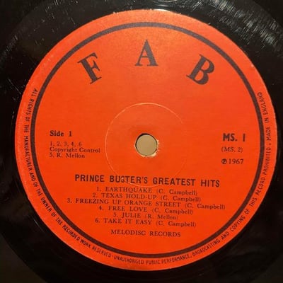 Prince Buster - Fabulous Greatest Hits picture 4