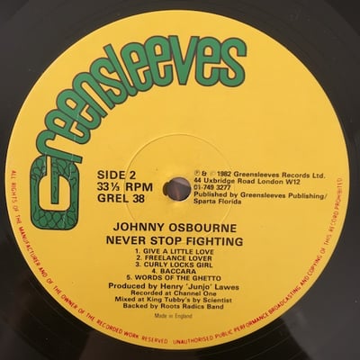 Johnny Osbourne - Never Stop Fighting picture 4