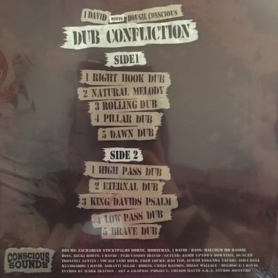 I-David, Dougie Conscious - Dub Confliction picture 2
