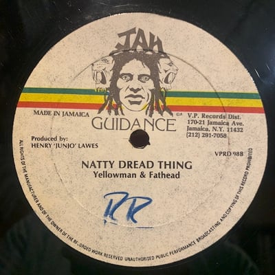 Yellowman & Fathead - Im Getting Divorced / Natty Dread Thing picture 2