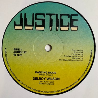 Delroy Wilson - Dancing Mood / I'll Get Along picture 2